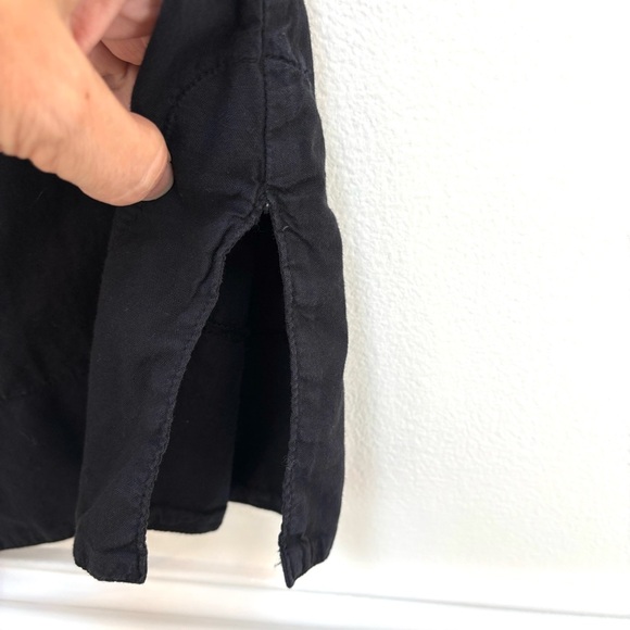 Prairie Underground Organic Cotton Shift Mini Dress Minimalist Black Size M - Picture 10 of 12